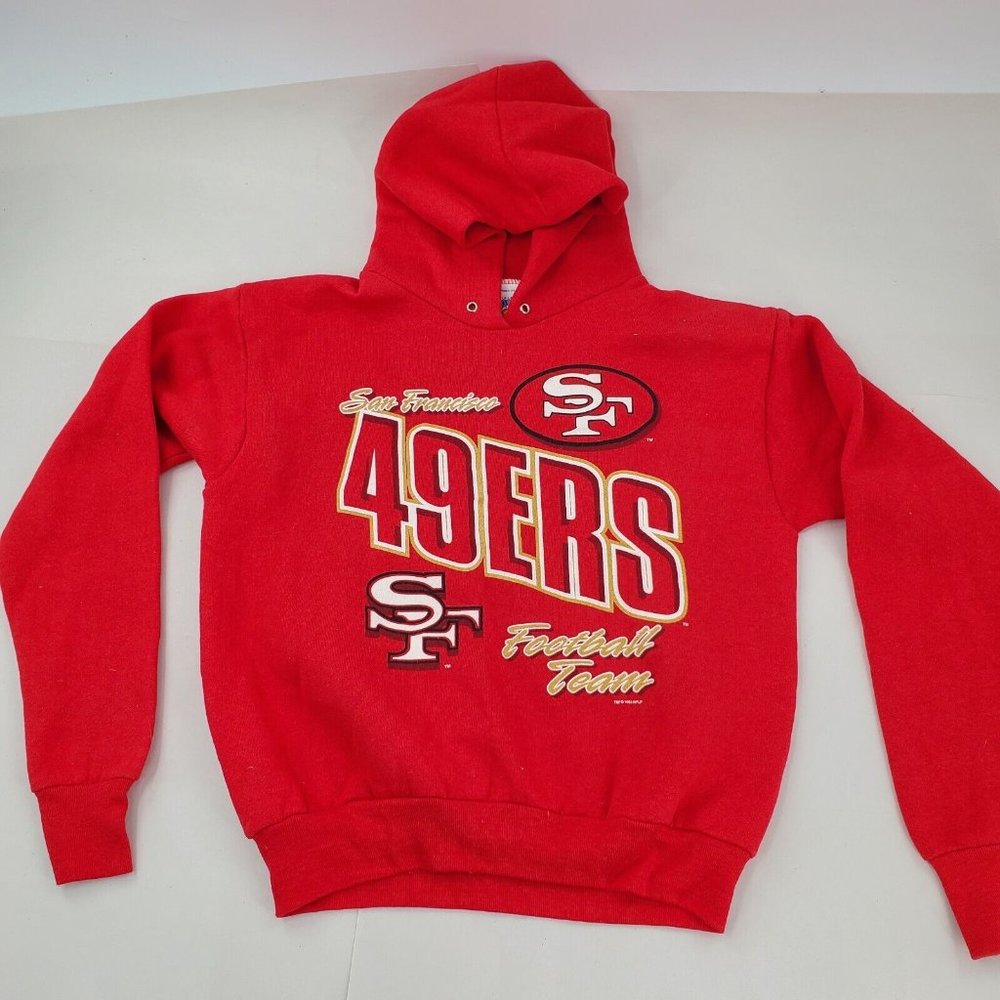 Vintage Sportswear SF 49ers 1993 NFLP Red Hoodie‎ Boys 14-16